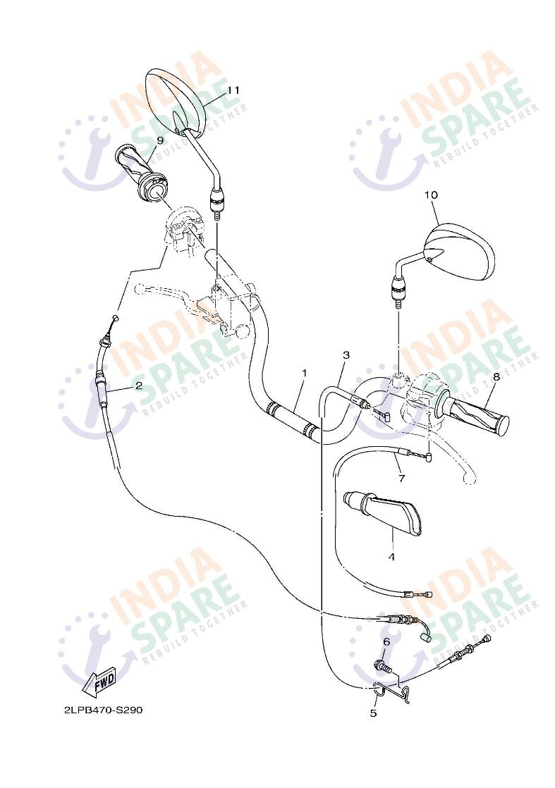 STEERING HANDLE & CABLE
